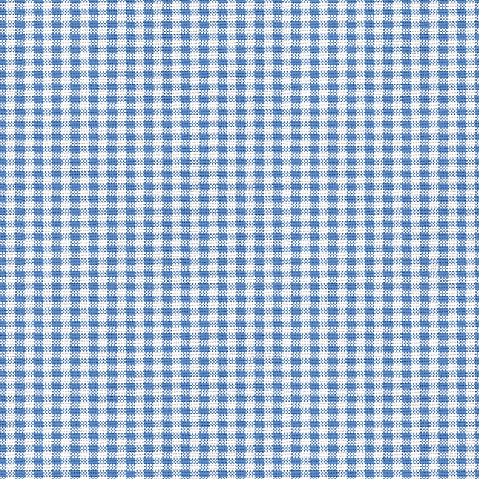 Fabric Editions Blue Gingham Cotton Fabric